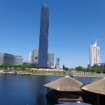 DC Tower hinter der Sunken City