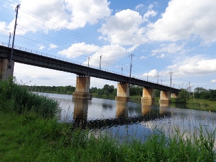 Ostbahnbrücke über die Neue Donau