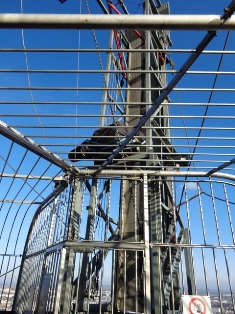 Bungee Rampe am Donauturm