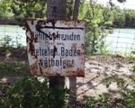 Baden verboten