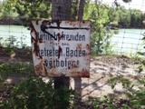 Baden verboten