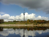 Wolken überm Donaupark