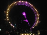 Riesenrad bei Nacht