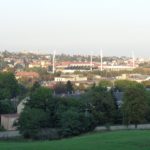 Blick zum Hanappi Stadion