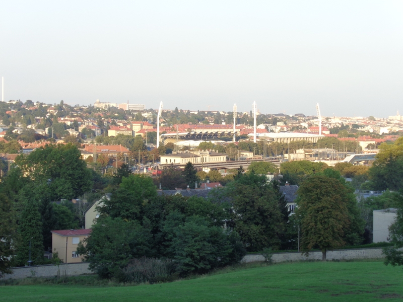 Blick zum Hanappi Stadion