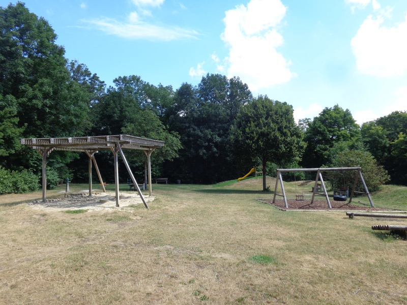 Spielplatz bei Burg Liechtenstein