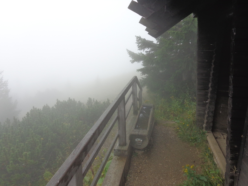 Unterstand im Alpengarten