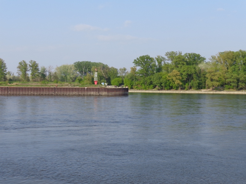 Ende der Donauinsel