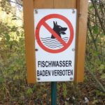 Fischwasser – Baden verboten