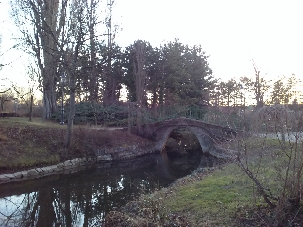 Brücke im Wasserpark