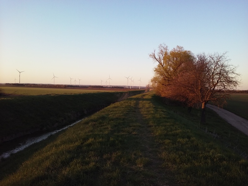 Sonnenuntergang am Rußbach