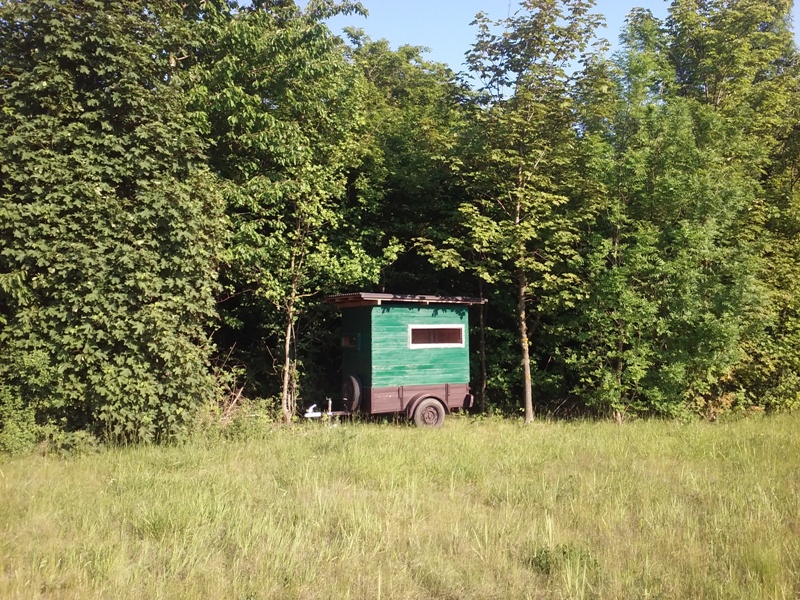 Mobiler Hochstand bei Parbasdorf