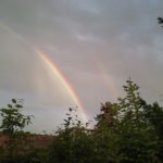 Regenbogen über Wolkersdorf