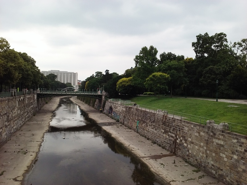 Wien Fluß am Stadtpark