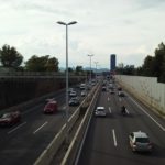 Autobahn bei der Donaustadtbrücke