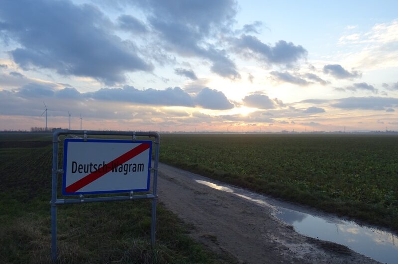 Ortsende am Feldbeginn