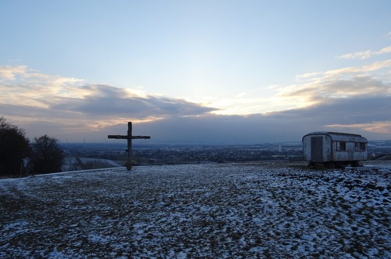 Kiaberi Kreuz im Winter