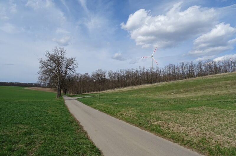 Spazierweg bei Schießstätte Prottes