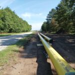 Pipelinebau im Wagramer Wald