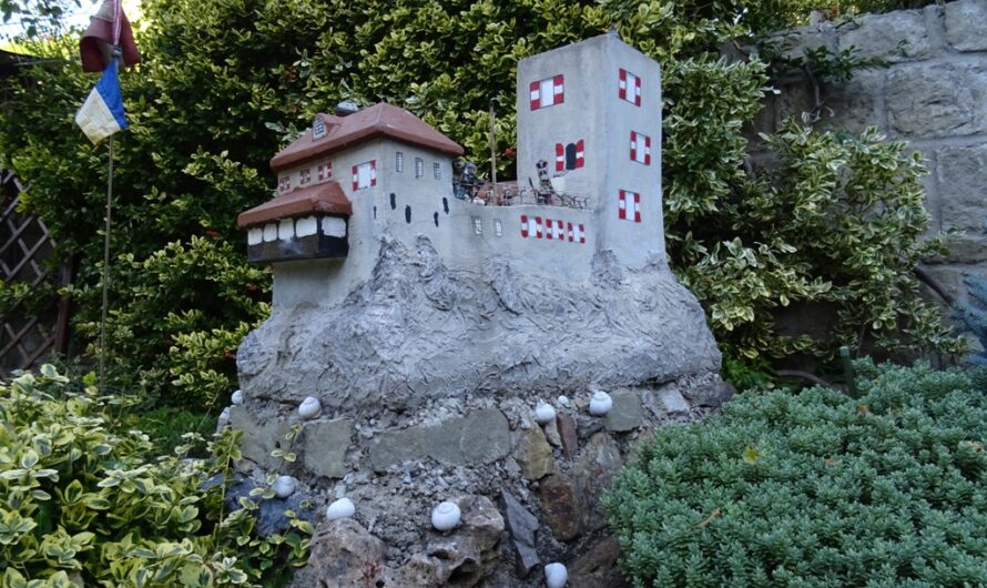 Modell der Burg Greifenstein