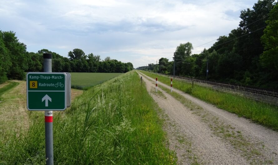 Radweg von Dürnkrut nach Stillfried