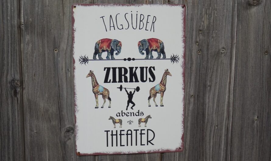 Tagsüber Zirkus abends Theater