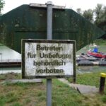 Betreten verboten am Donausteg