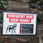 Vorsicht vor dem Hund