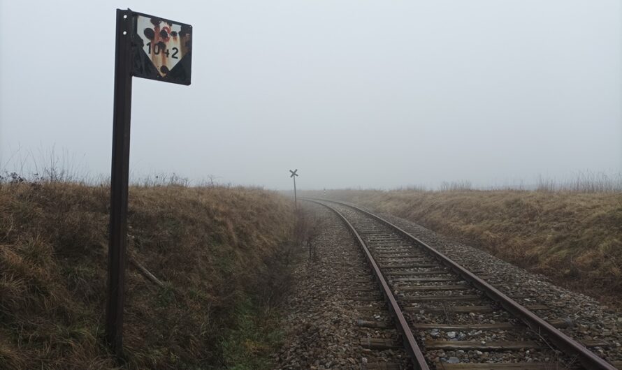 Altes Gleis vor dem Schweinbarther Kreuz