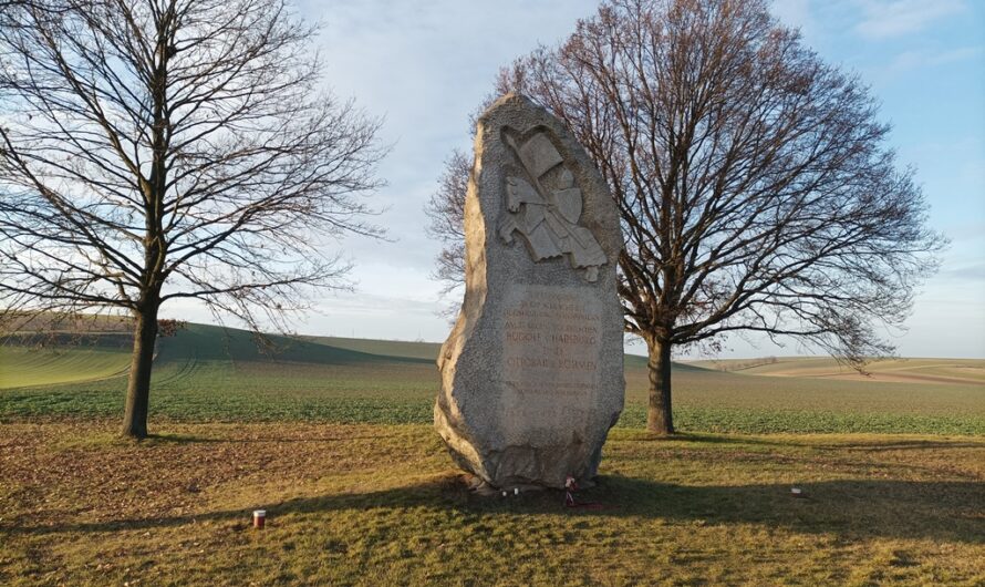 Gedenkstein an die Schlacht bei Dürnkrut