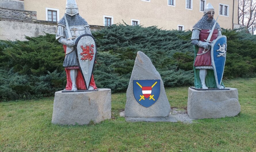 Ritter vor Schloß Dürnkrut