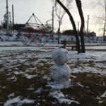 Schneemann am Koksler