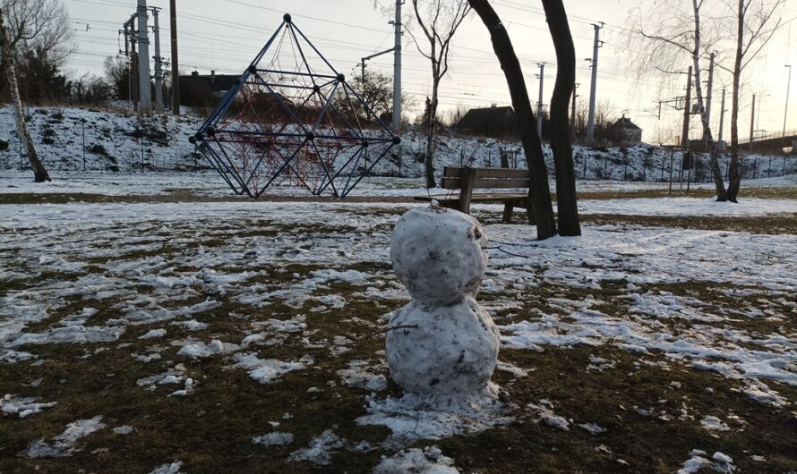 Schneemann am Koksler