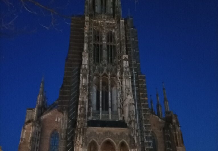 Ulmer Münster bei Nacht