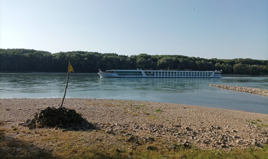Donauschiff bei Petronell