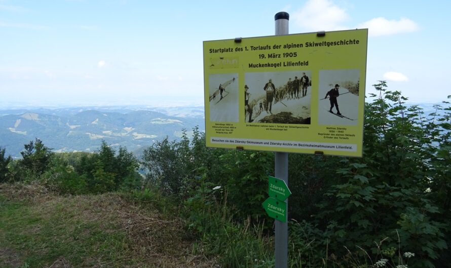 Zdarsky auf dem Muckenkogel