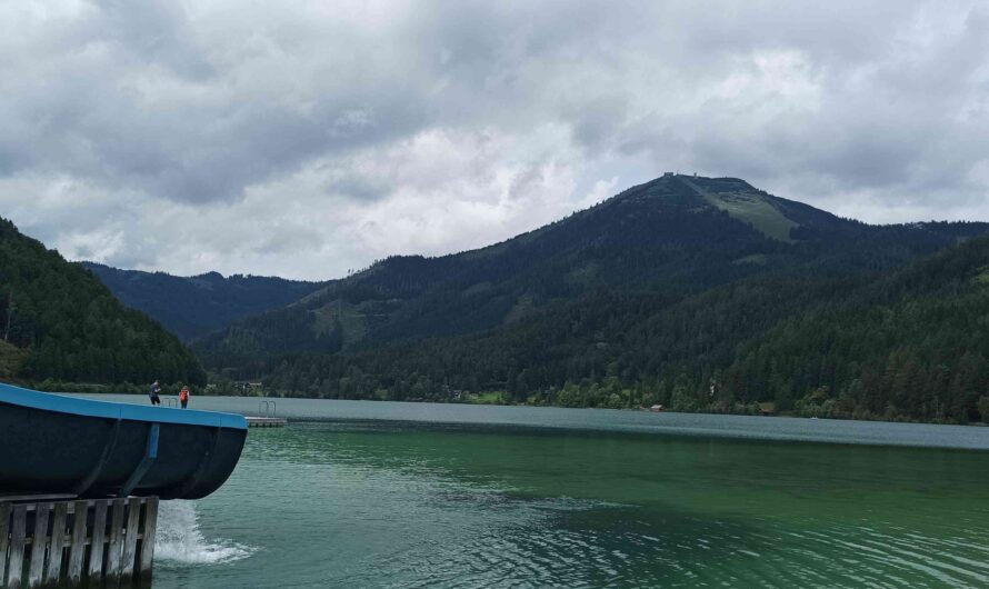Rutsche in den Erlaufsee