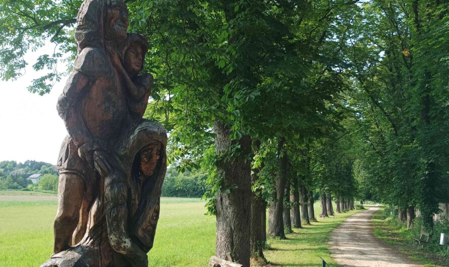 Skulpturen hinterm Schloss