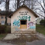 Hütte beim Kindergarten