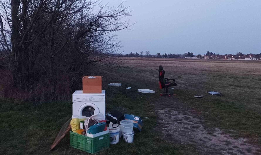 Müll am Feld