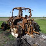 Traktor Leiche bei Aderklaa